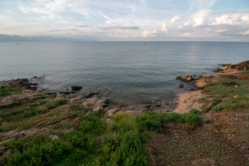 Burundian shoreline of Lake Tanganyika near Nyanza Lac