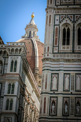 Naklejka premium Cattedrale di Santa Maria del Fiore or Florence Cathedral or Duomo di Firenze