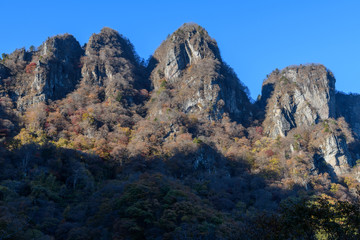 Obraz premium 晩秋の妙義山