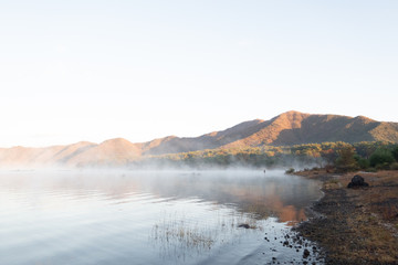 富士五湖「本栖湖」　山梨県