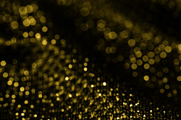 Golden glitter lights background. defocused. glitter lights background. defocused.