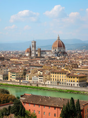 Obraz premium Florence, Italy. City view from Piazzale Michelangelo