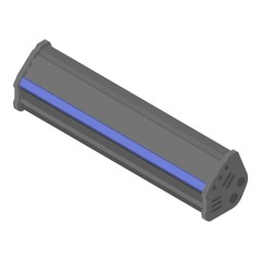 Printer cartridge icon. Isometric of printer cartridge vector icon for web design isolated on white background