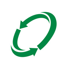 Recycle Arrow Logo, Refresh arrow