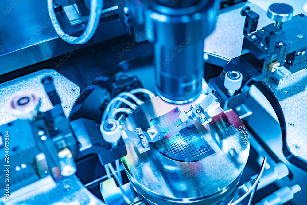 Poster apparatus for assembling miniature electronic components. high-precision machine for the production 
