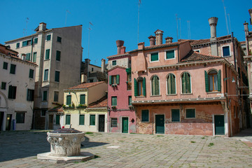 Fototapeta na wymiar Venice small square