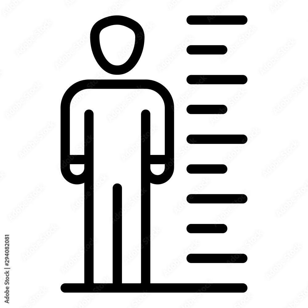 Poster suspected icon. outline suspected vector icon for web design isolated on white background