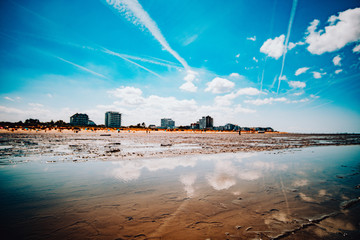 The North Sea mudflat in Cuxhaven