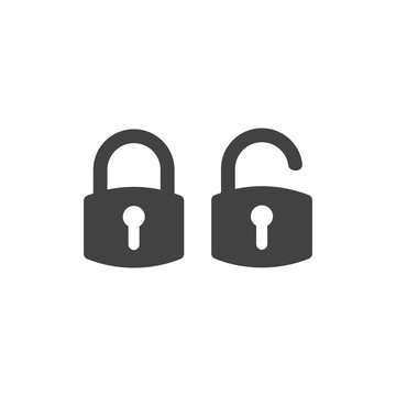 Lock icon,Security symbol for your web site design