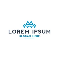 Letter M Company Logo, Business Icon Letter, Modern and Simple Design Logo