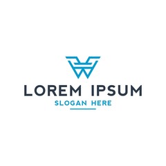 Letter W Company Logo, Business Icon Letter, Modern and Simple Design Logo