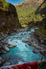 Fototapeta na wymiar Khumbu River