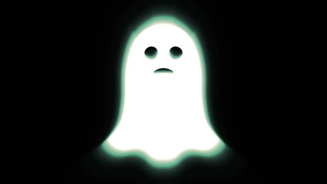 halloween blue light ghost in the night background