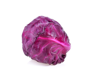 Obraz premium Purple cauliflower isolated on white background