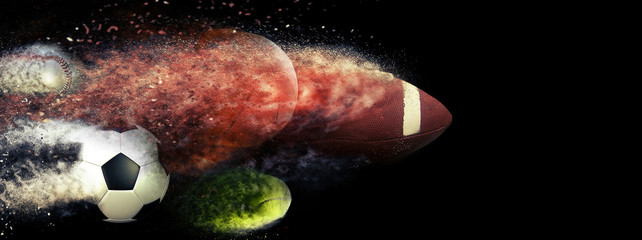 抽象的な複数のボール © k_yu