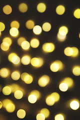 Blurred texture of christmas lights.