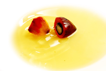 Fresh palm oil fruit