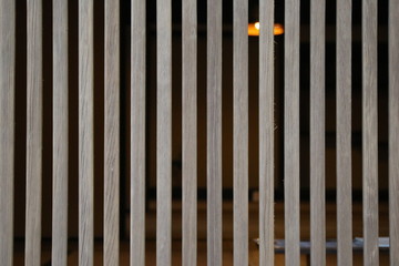 三渓園にある旧矢箆原家住宅の出格子