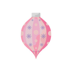 christmas balls on white background