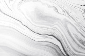 Obraz premium White Acrylic Pour Color Liquid marble abstract surfaces Design.