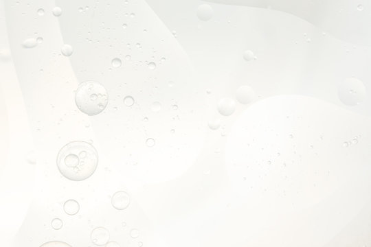 Abstract White Water Bubbles Background