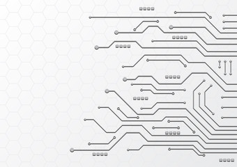 High tech technology geometric