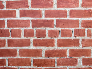 Obraz premium Rough grunge red brick wall texture background