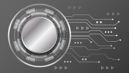 Obraz premium High tech technology geometric