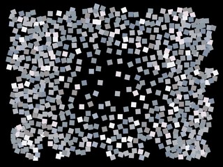 Fototapeta premium Abstract silver squares for holidays.