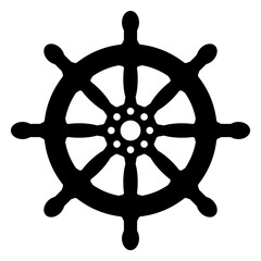 gz520 GrafikZeichnung - german - Navigation / Schiffssteuerrad Symbol: english - navigation / ship steering wheel icon: simple template - square - xxl g8606 © fotohansel