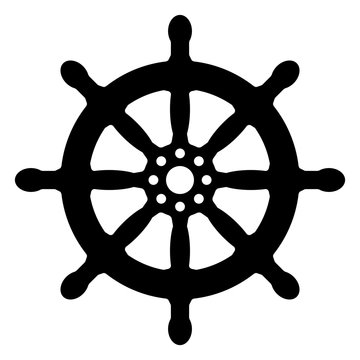 gz520 GrafikZeichnung - german - Navigation / Schiffssteuerrad Symbol: english - navigation / ship steering wheel icon: simple template - square - xxl g8606