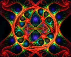 Abstract fractal background