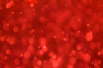abstract sparkle bokeh light effect  with red background, abstract bokeh background