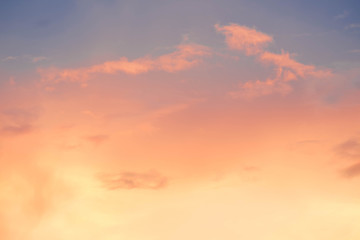 sky and cloud in bright rainbow colors and Colorful smooth sky in dusk