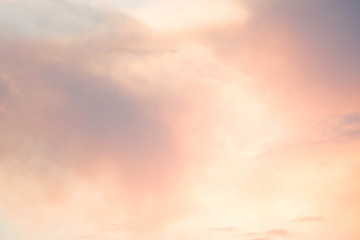 sky and cloud in bright rainbow colors and Colorful smooth sky in dusk