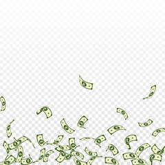 Indian rupee notes falling. Sparse INR bills on tr