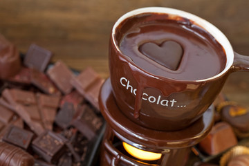 Sweet Sin Hot Chocolate Fondue