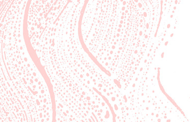 Grunge texture. Distress pink rough trace. Favorab