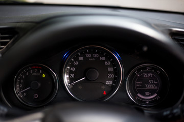 Car instrument panel of eco car