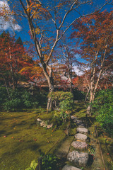 京都 大河内山荘の紅葉と秋景色