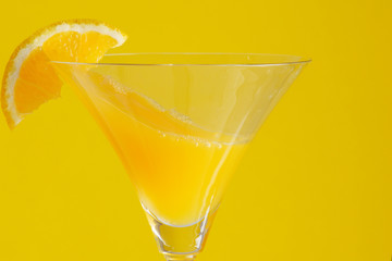 cocktail with lemon