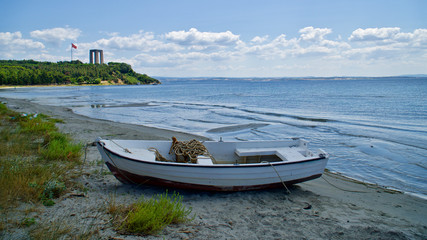 Naklejka premium Canakkale Martyrs' Monument and Gallipoli Peninsula