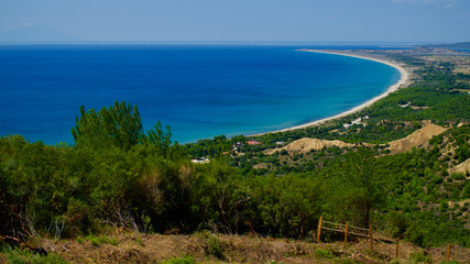 The bay where the soldiers came out during the battle of Canakkale; Anzac Cove