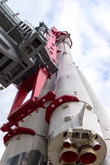 Soviet space rocket at launch pad © ilyaplatonov