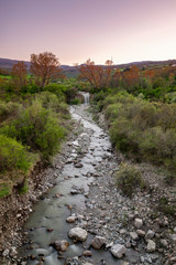 A little waterfall in Basilicata, Italy
