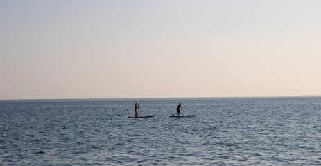 Blackboard surfing in the Black Sea region of Sochi