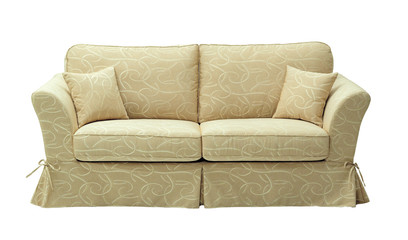 Fototapeta na wymiar Modern sofa isolated on white background