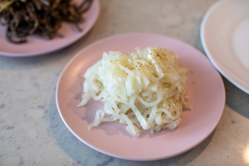 Mu Namul (Korean Radish Namul)