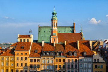 Fototapeta premium Old Town in City of Warsaw in Poland