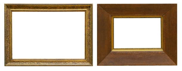 Antique gold antique picture frames